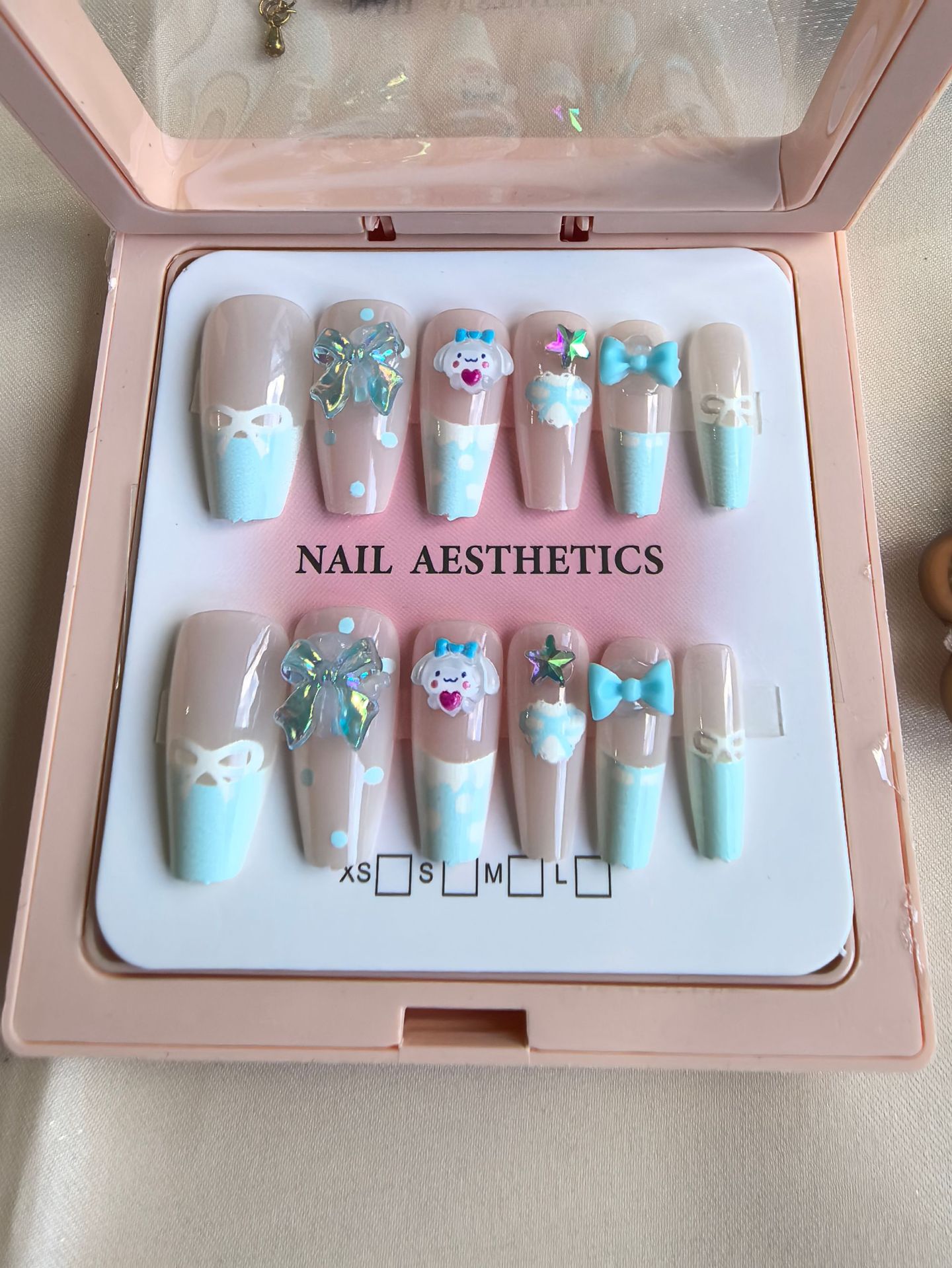 Caja de exhibición marco de fotos más taladro manicure suministro fuente de uñas DIY francés color delgado manicure falso salón al por mayor