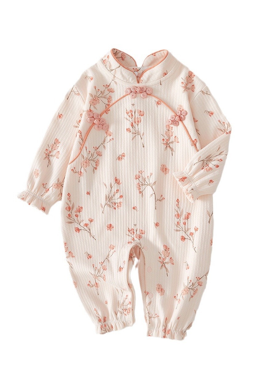 Mono de bebé de algodón, estilo clásico, para salida