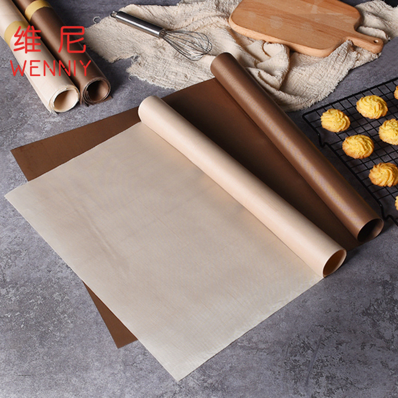 Pooh herramientas de hornear Teflon de alta temperatura horno amasador café alta temperatura hornear aceite de papel tela antiadherente