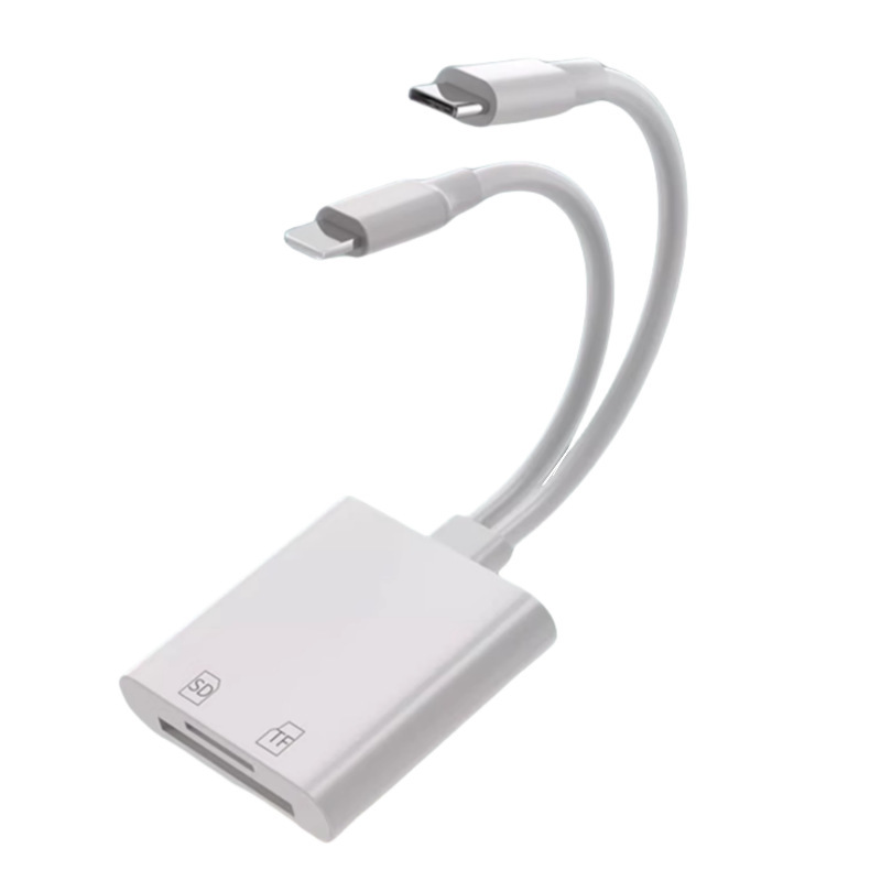 Type-c携帯電話otgカードリーダーメモリカード三合一sd tf usb3.0カメラは華為リンゴに適用されている|undefined