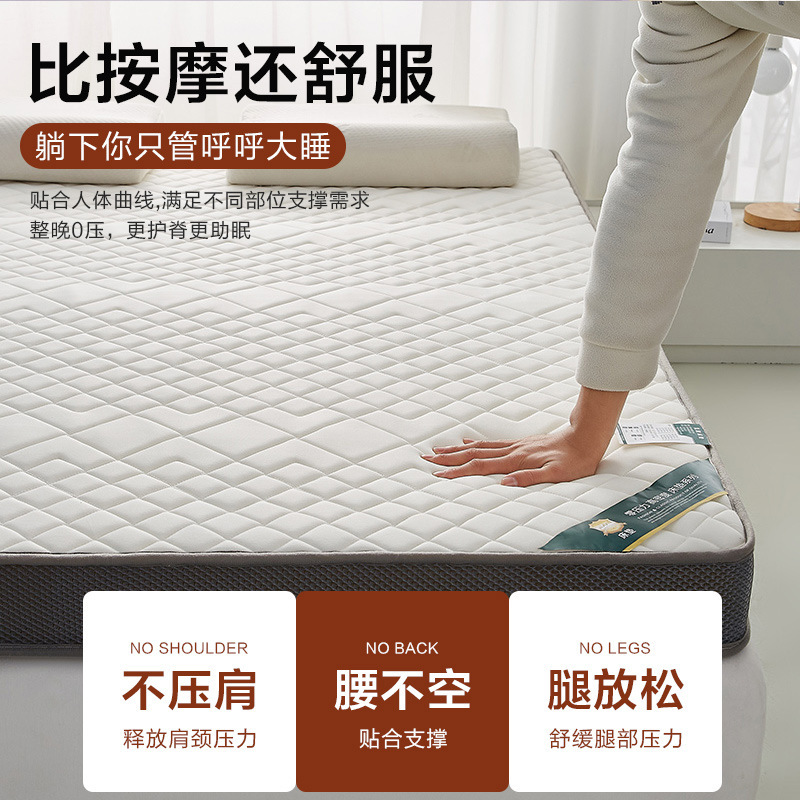 家庭用ラテックスマットレス学生シングル大豆スポンジソフトクッション子供用リバウンドコットンマットレス畳マットレス|undefined
