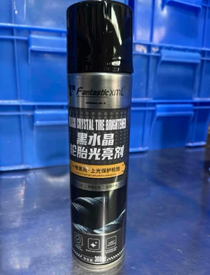 Automobile tire brightener tire Cleaning/curing agent - small-bottle-tire-brightener-380ml