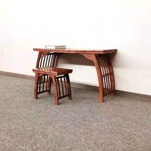 红木家具花梨木琴桌刺猬紫檀琴台琴桌子书桌新中式古典实木桌凳台