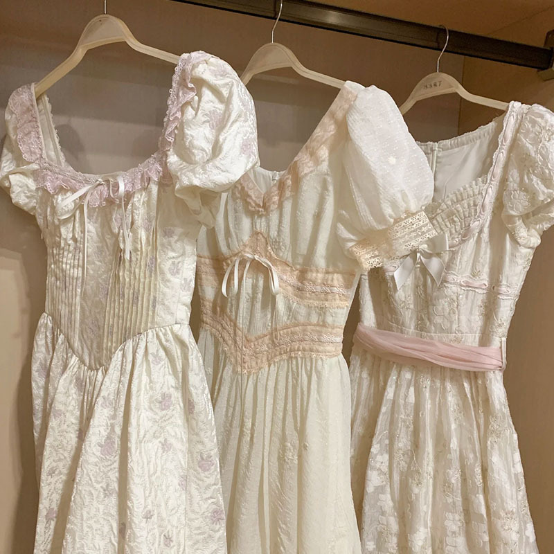 2025 夏の新韓国スタイルロングフレンチ花柄ドレスハイエンドスカートブランド婦人服卸売供給|undefined