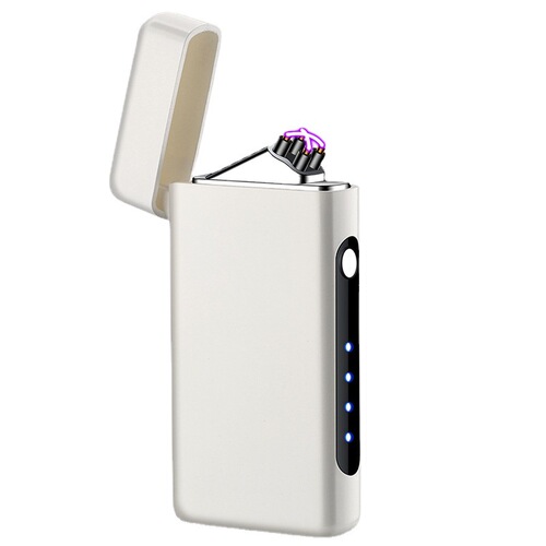 Manufacturer's new USB Type-C rechargeable dual-fire arc lighter gift advertising cross-border e-commerce dropshipping