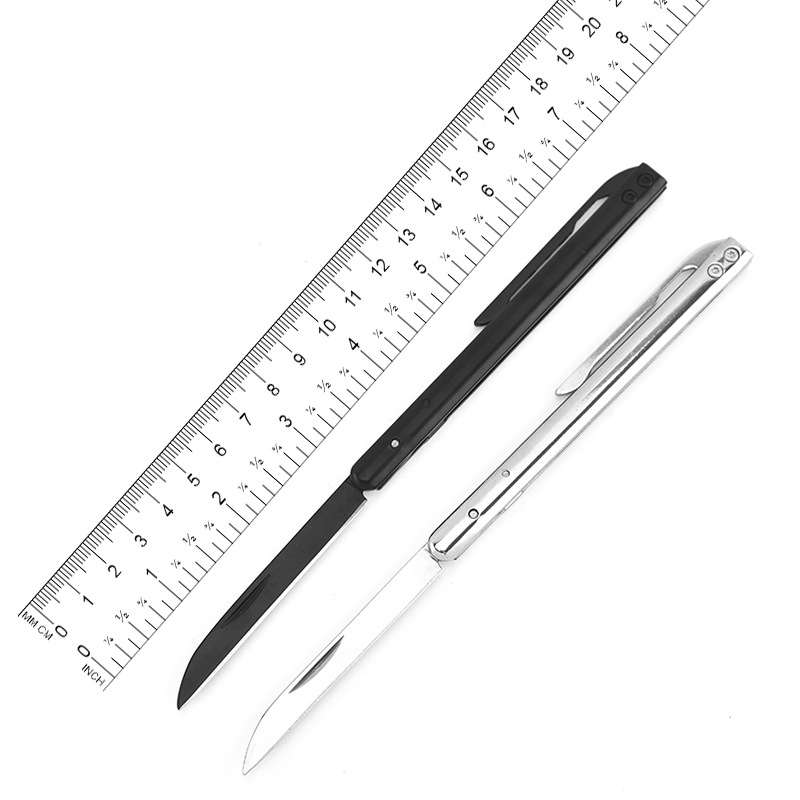 不锈钢迷你小刀 折叠水果刀 户外折刀 野外求生迷你折叠刀 批发