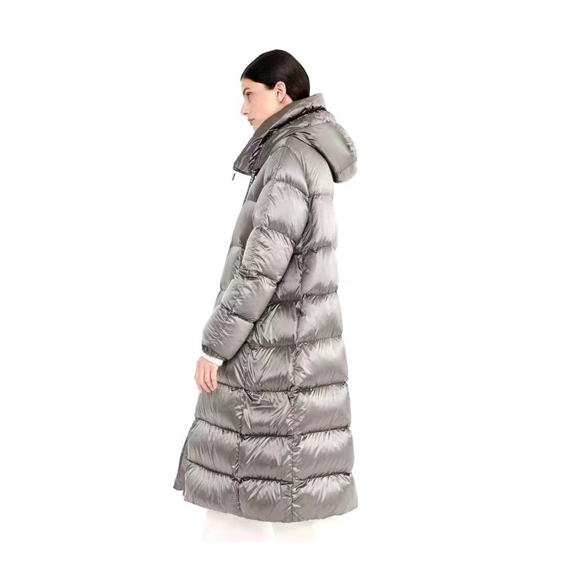Luxe dames donsjas van ganzendons losvallend model_voghion.com