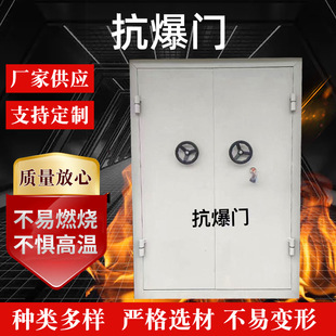 Steel Explosion-Proof Door Laboratory Sealed Door Boiler Room Chemical Plant Extra Large Special Explosion-Proof Door Manufacturer