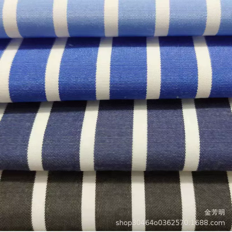 全涤条纹布 条子布 色织布 宽窄条  衬衫里布 箱包鞋帽 服装面料