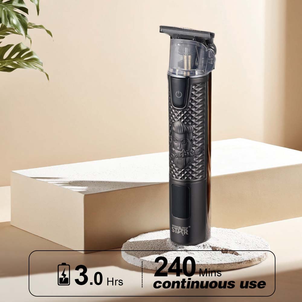 Ganadora estrella transfronteriza interfaz de TYPE-C aceite eléctrico cabeza de pantalla eléctrica Clipper portátil eléctrico tijeras de peluquero traje