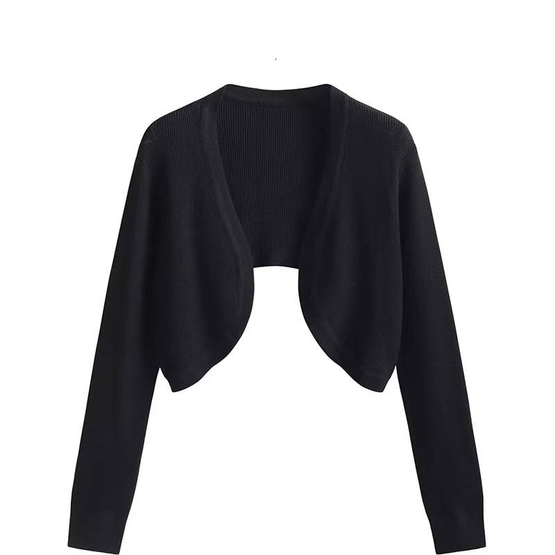 Protector solar cardigan de las mujeres delgadas chal falda de la Liga cubierta exterior suéter blanco superior verano Delgado pequeño chaleco