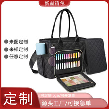 定制亚马逊大容量托特包高颜值便携式单肩书本收纳包收纳袋批发