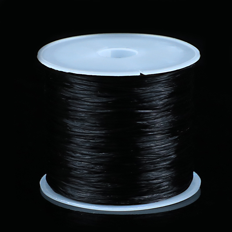 Fabricantes al por mayor línea elástica plana cuerdas elásticas cuerdas de goma cristal línea elástica perla línea de jade