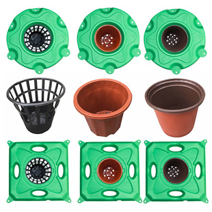Broccoli Planting Bio-Vegetable Water Quality Aquatic Floating Artificial Water Plants Floating Island Ecological Landscaping Flower Pot Bed