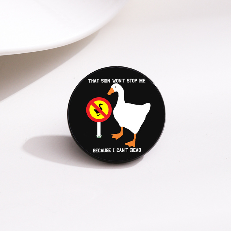 10g Weight Brooches Classification Holiday, Daily Occasion Alloy Material Animal, Letter Pattern Unisex Gender Cute Style Cute Pin Animal Letter Alloy Unisex Brooches 7