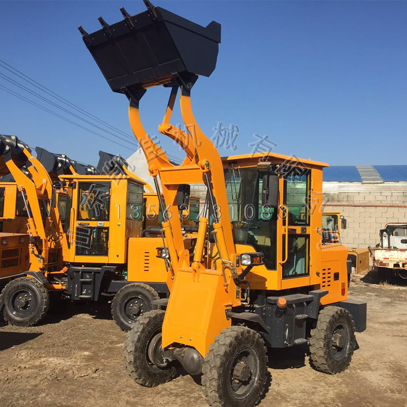 小型铲车装载机 490型装载机 抓木机抓草机 轮胎式装载机械前卸式