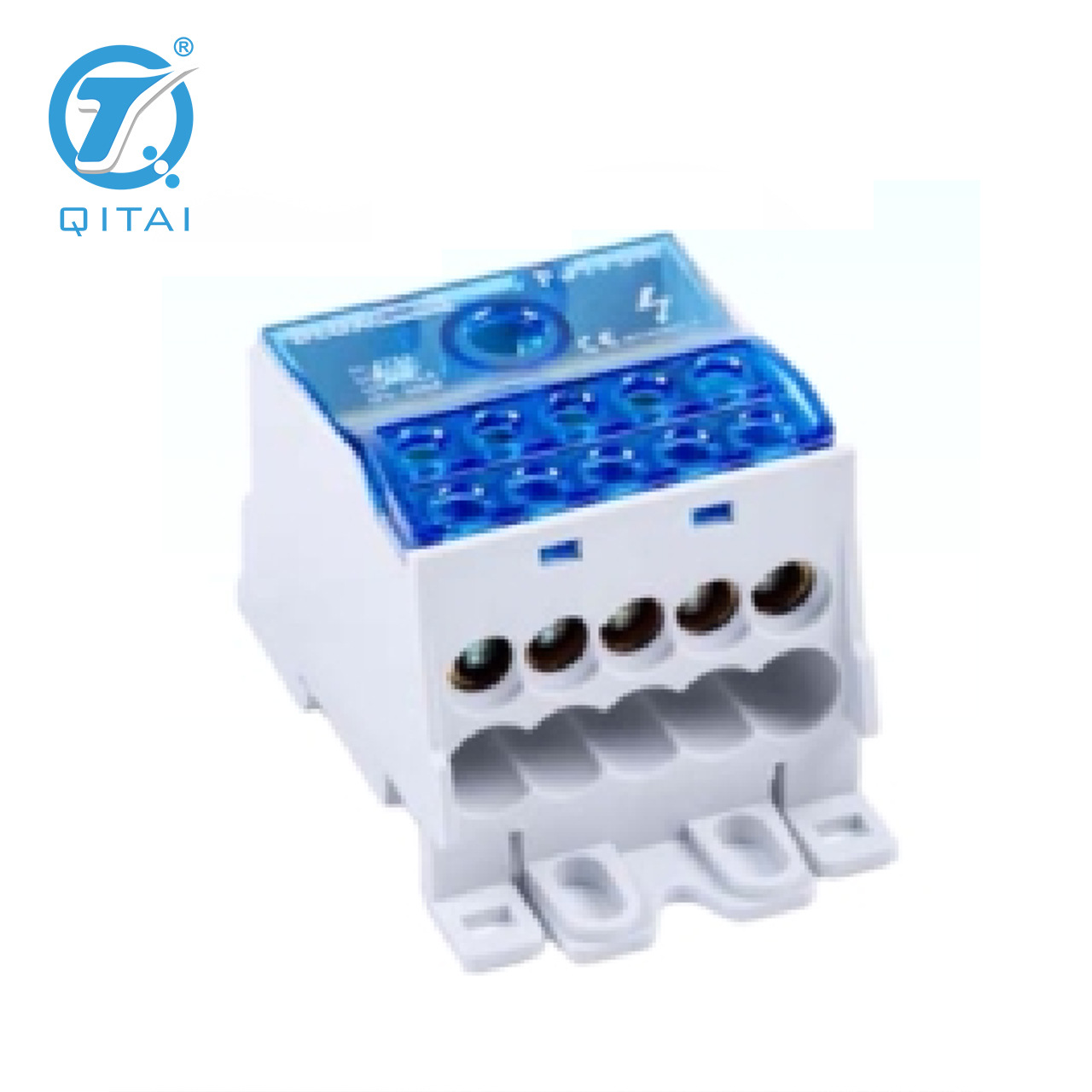 QFJ175A分线端子单极分线盒1进10出汇流排电线接线端子分线器