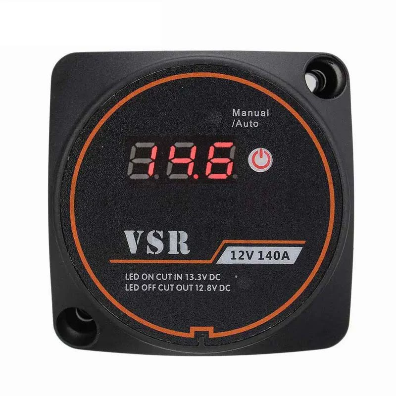 Автомобильный RV Яхта с двойной батареей Изолятор интеллектуальный вольтметр контроллер 12V140A переключатель батареи