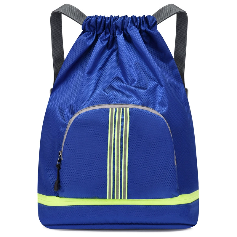 Sports backpack, folding bag for traveling, drawstring