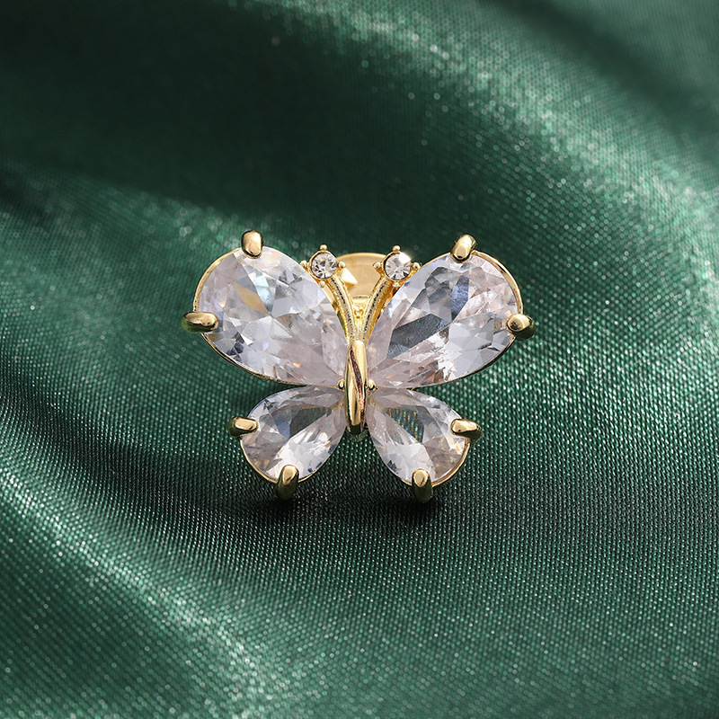 Simple anti-exposición pequeño pecho pin hebilla todo partido Opal collar camisa cardigan collar pin accesorios unisex