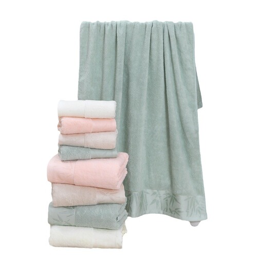 Wholesale bamboo fiber bath towels, extra thickened, adult bath towels, absorbent, quick-drying, cross-border bath towel gift box with customized logo