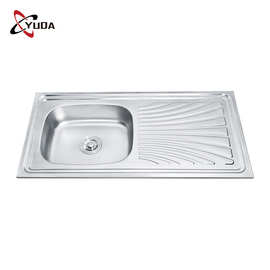 FS15050AJ现代简约水槽家用卫浴厨房洗菜洗碗盆不锈钢带板双水槽