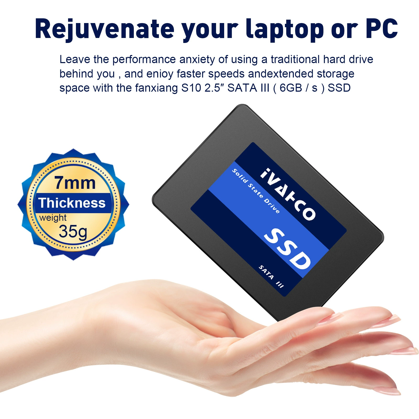 SSD 2,5" встроенный твердотельный накопитель SATA 3.0 512 ГБ/1 ТБ/2 ТБ/4 ТБ (не снимать)