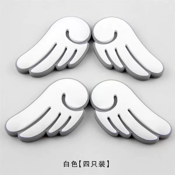 Angel/white (set of 4)