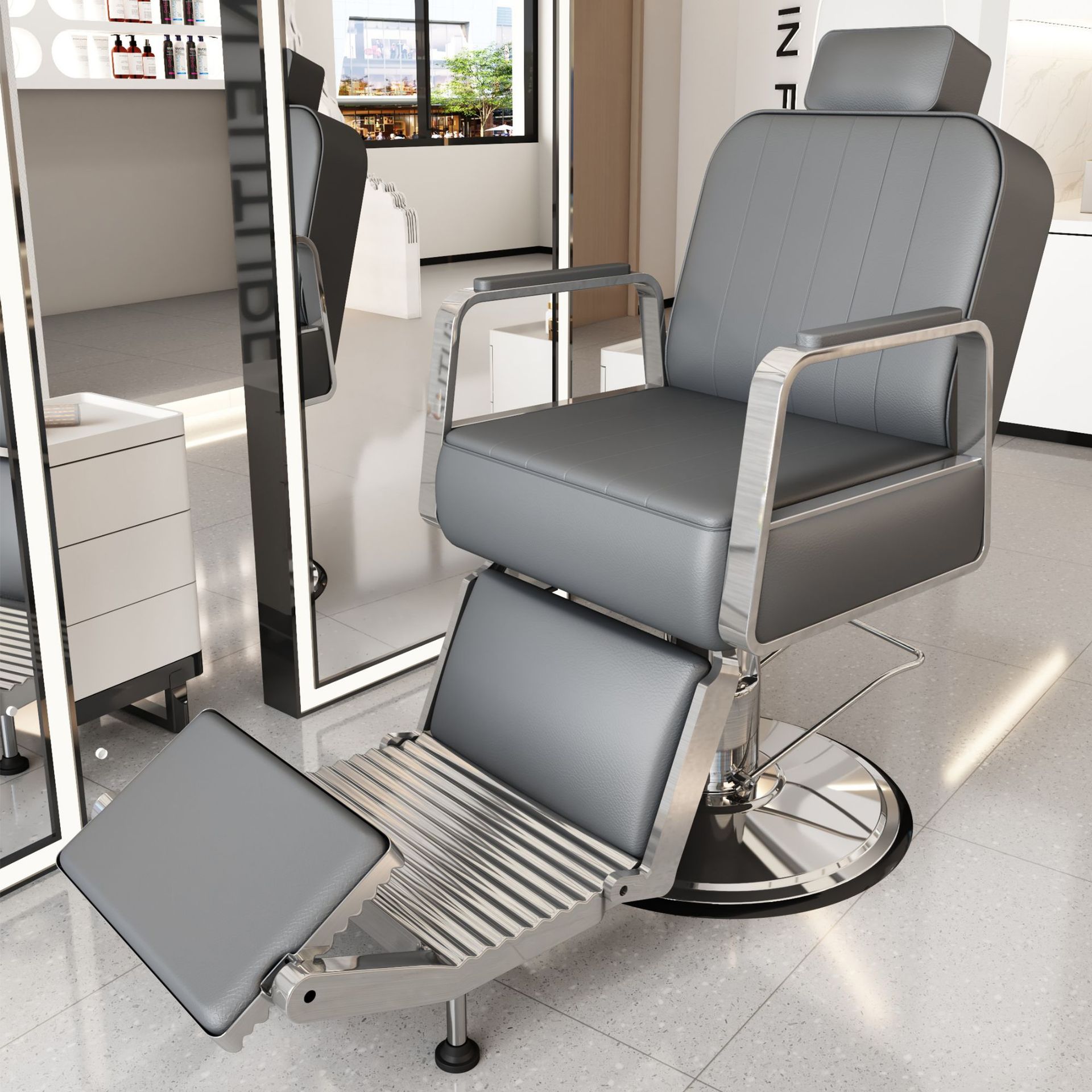 Silla de barbería de hombre retro silla de barbería silla de afeitado especial para caer silla de afeitado silla de pecado image 16