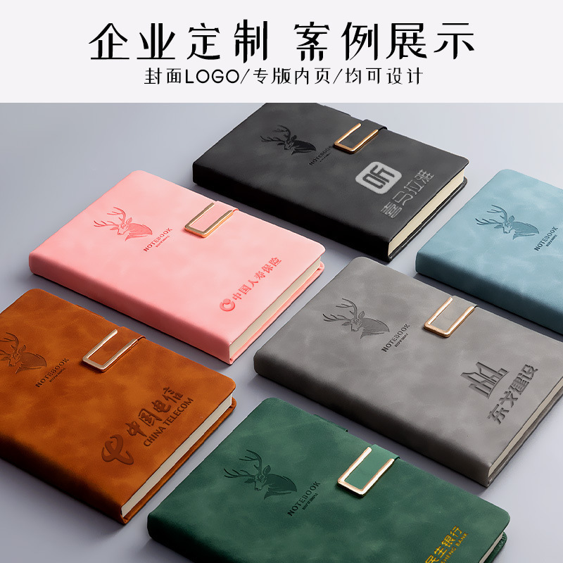 ビジネスノート a5 卸売レザーバックル付きメモ帳厚みのある高価値ノートブック b5 小さなノートブック|undefined