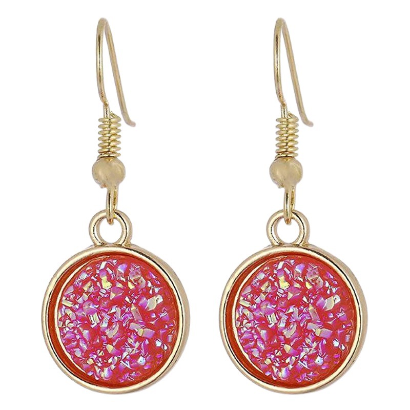 Pendientes europeos y americanos de cristal de resina estrellada pendientes de cristal de racimo pendientes Amazon en stock pendientes de traje