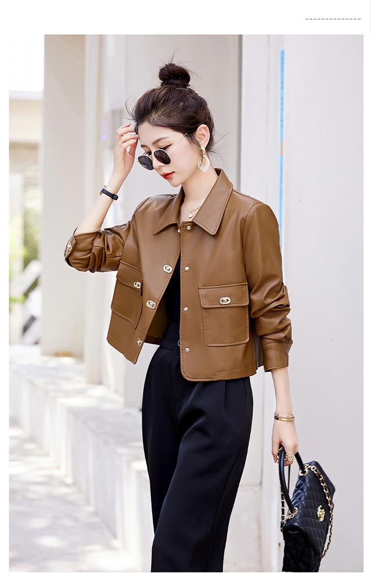 E9631 2580K ÁO DA NỮ XIAENHA MÙA XUÂN THU ĐÔNG PHỤC CỔ CỔ ĐIỂN THỜI TRANG NỮ G06 SẢN PHẨM MỚI