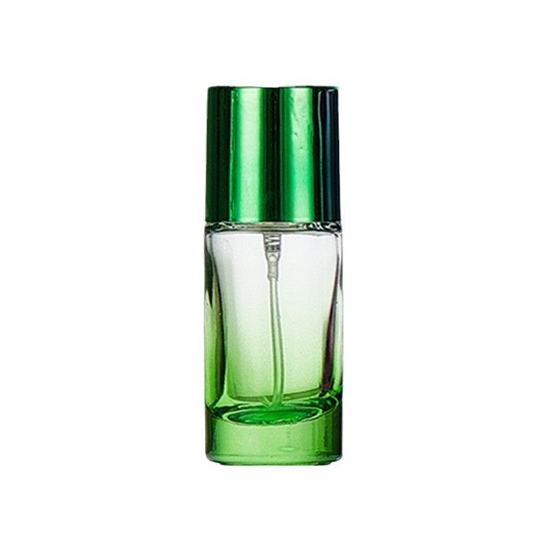 Botella de perfumes de vidrio de tornillo 20ml 30ml 50ml spray de agua botella de aceite esencial vacía botella pequeña capacidad