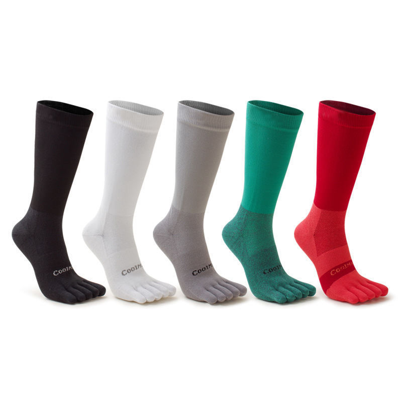 Wholesale Custom Men's Five-Toe Crew Socks, Women's Sports Running Coolmax Five-Toe Socks Wholesale Custom Men's Five-Toe Crew Socks, Women's Sports Running Coolmax Five-Toe Socks