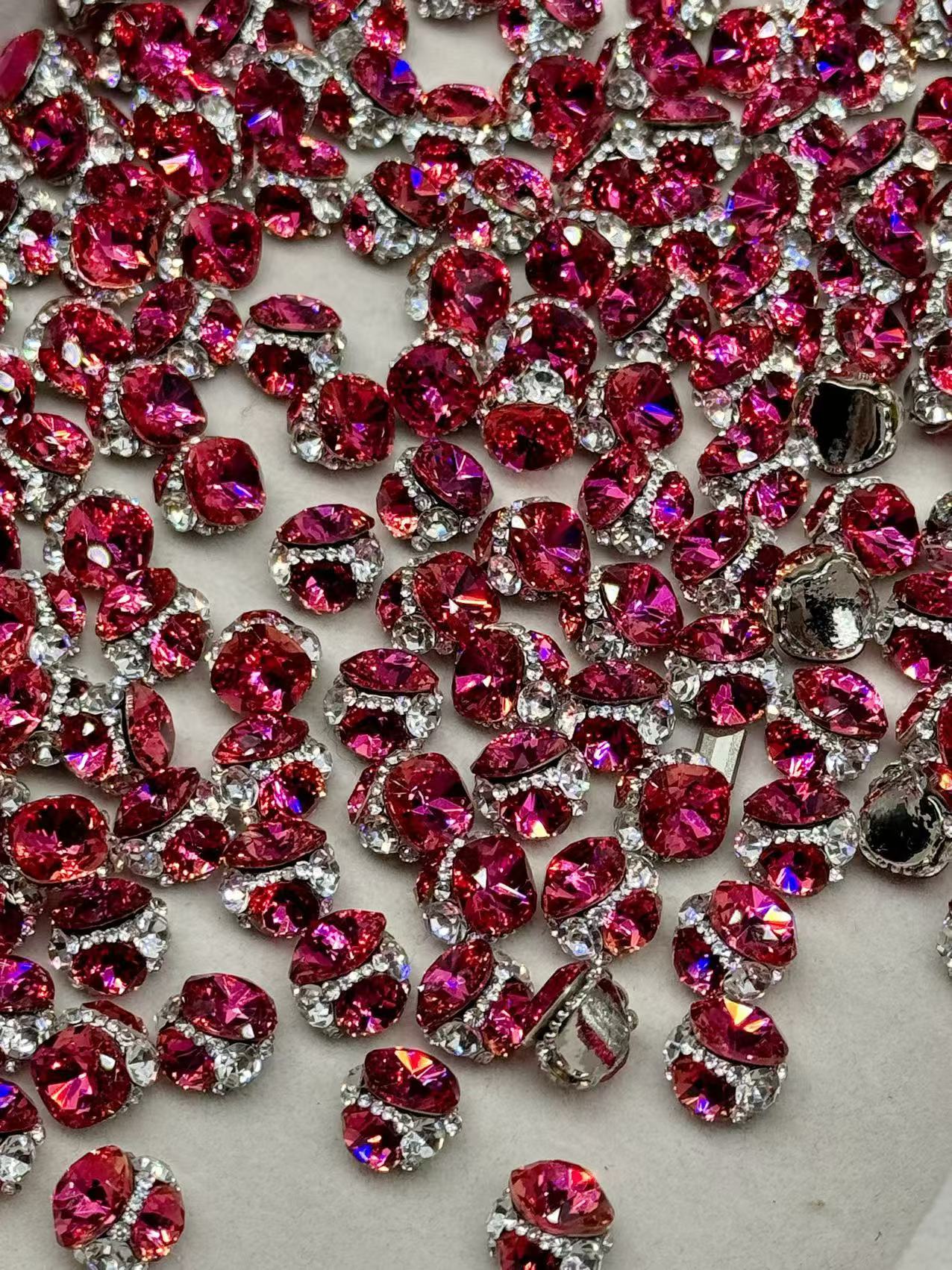 풀 다이아몬드 고품질 비료 큐브 [로즈 레드]