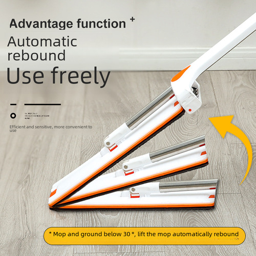  New Tablet Mop, Wash-Free Rotating Floor Mop for Lazy People, Household Wash-Free Roller Mop