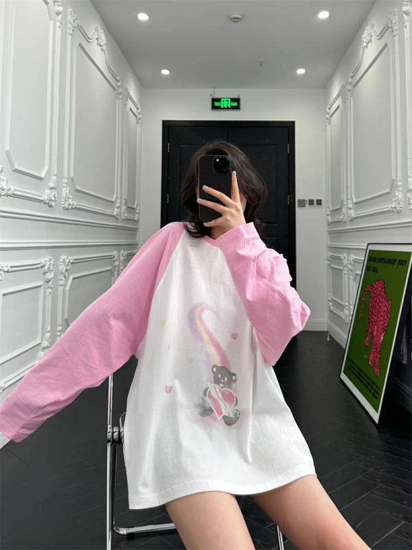 25ss潮牌爆款高版本新款WE11印花LOGO合集男女宽松休闲百搭长袖|undefined