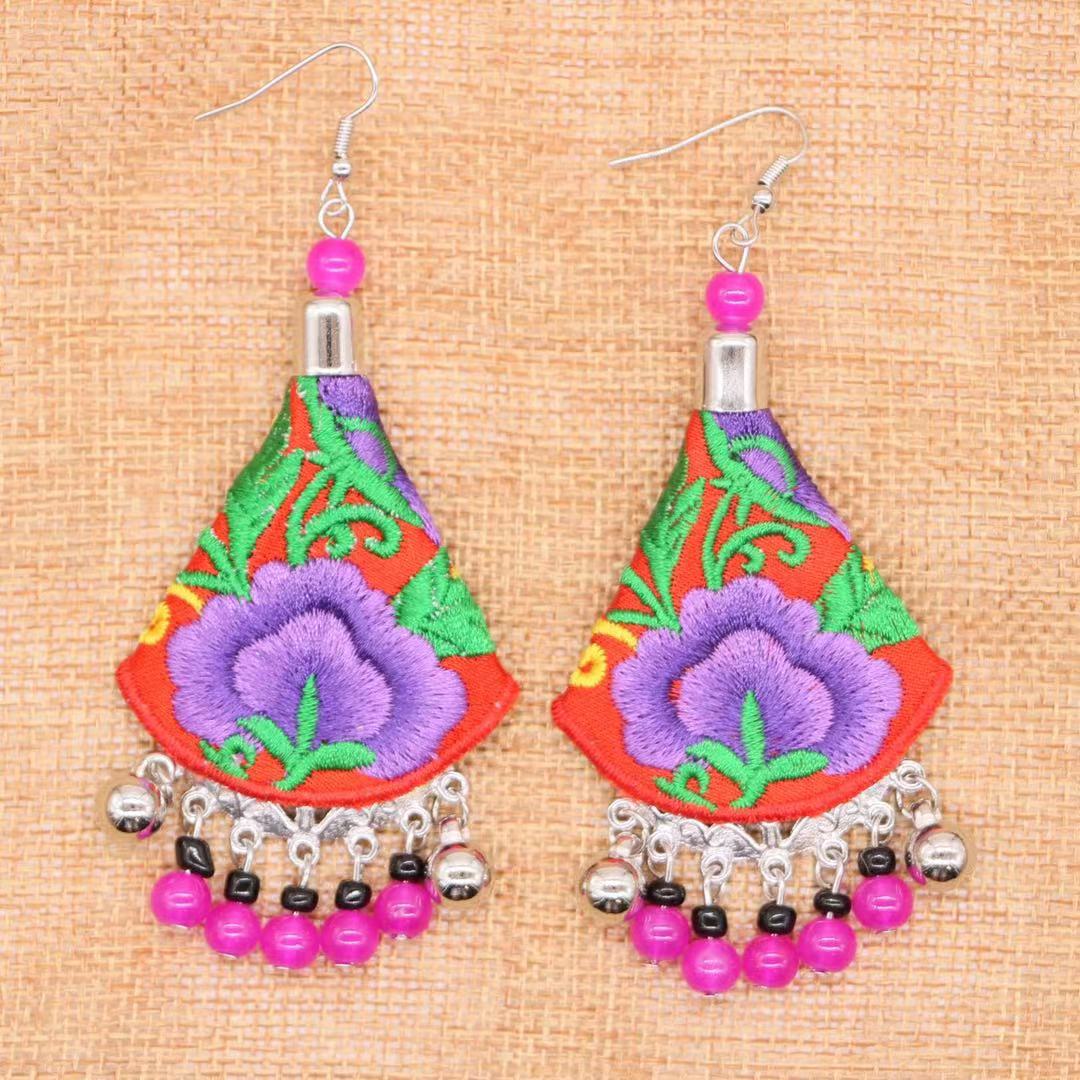 Ethnic earrings from Yunnan province