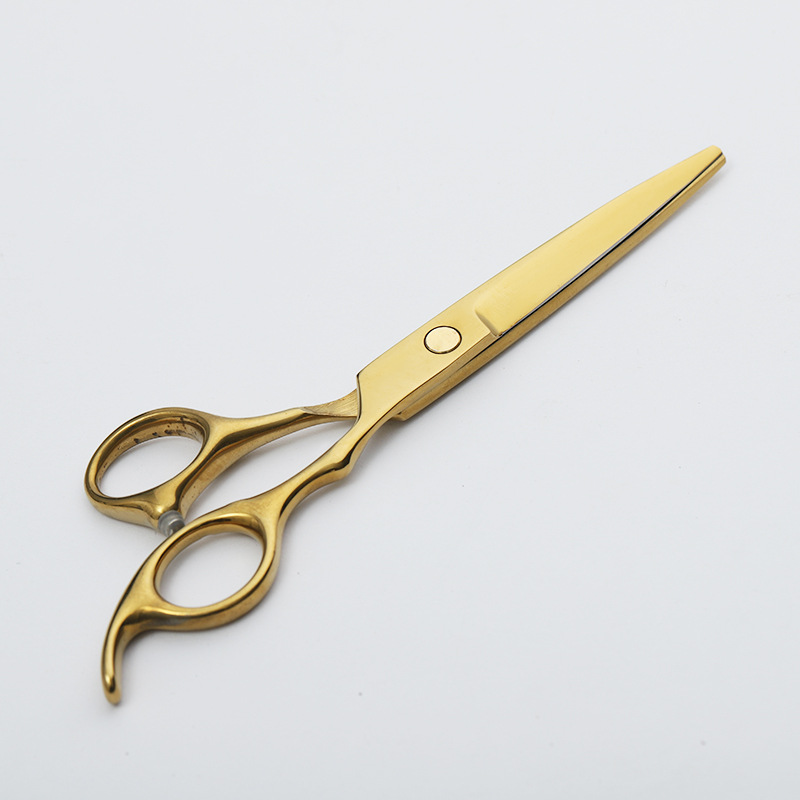 Fabricante mayorista de tijeras suministra tijeras de peluquería doradas, tijeras de barbero para salón, tijeras planas, tijeras de entresacar, tijeras de peluquería.