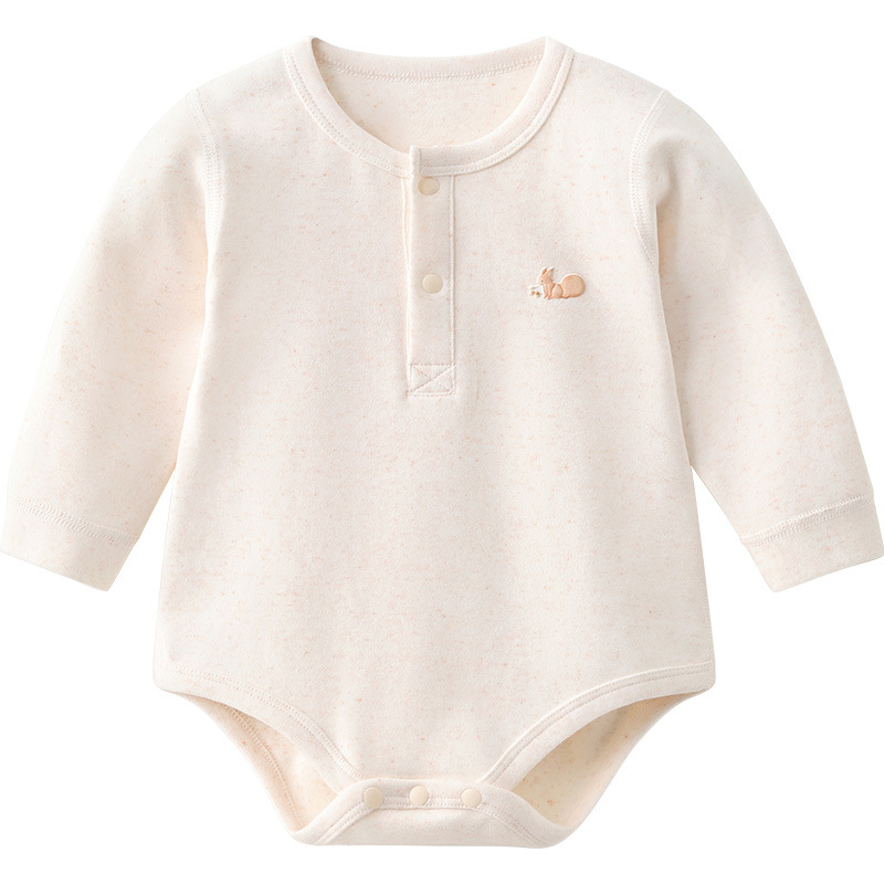 Primavera y otoño, camiseta de bebé, pijamas de mangas largas para niños, camiseta triangular delgada, ropa de recién nacidos, ropa para bebés