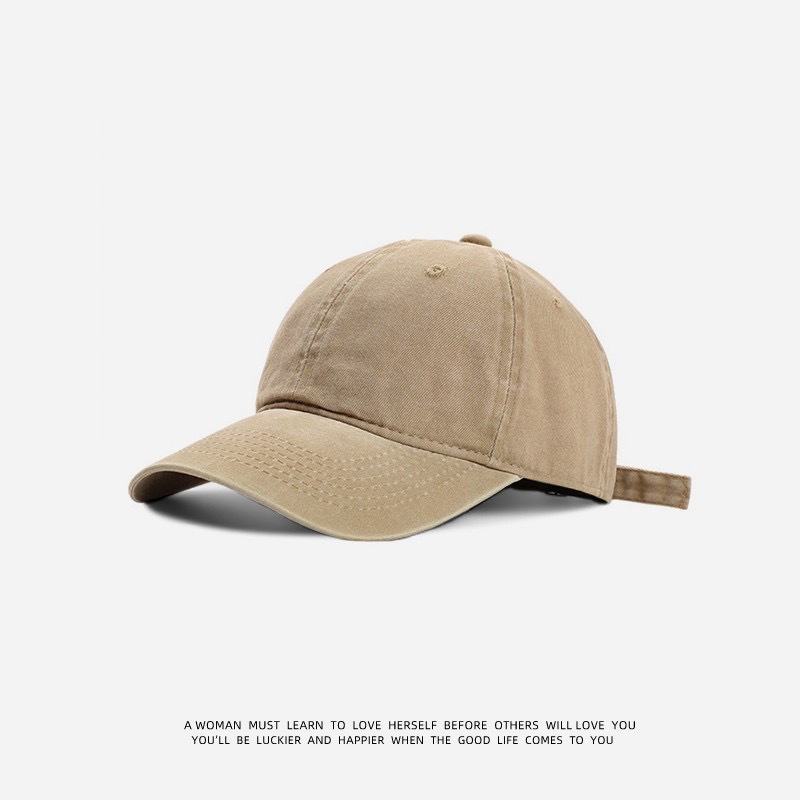 Gorra de béisbol de algodón lavado para niños, estilo casual unisex primavera/verano