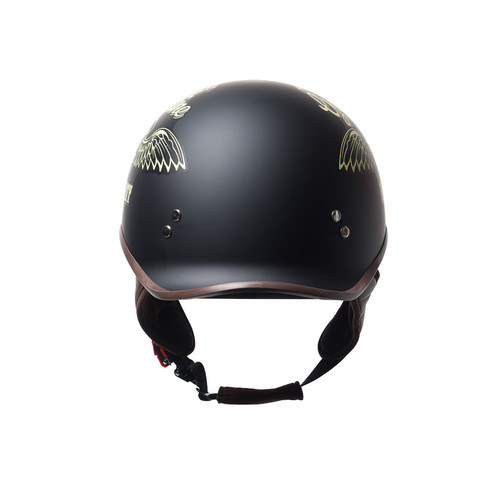 Motorcycle helmet for men summer half-helmet retro for women electric bike motorbike lightweight style with mirror