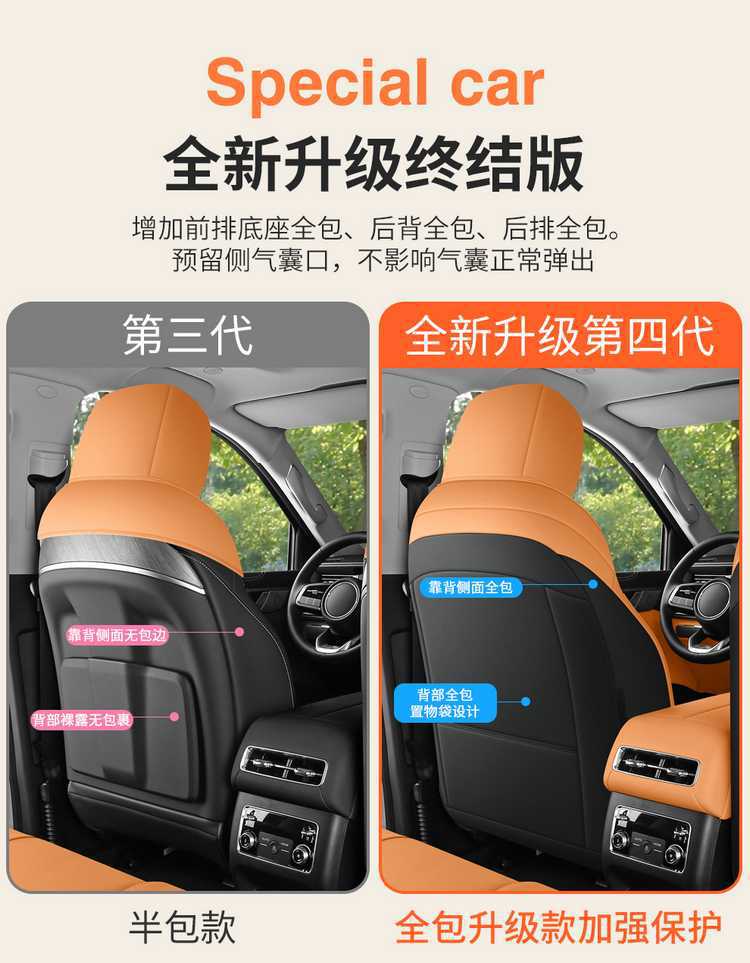 Suitable for Tank 500, 2026 model car seat covers, perforated suede saddle seat pads, all-season seat covers