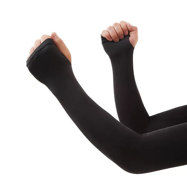 Summer Camouflage Ice Silk Sunscreen Sleeves Sunshade Finger Leakage Ice Sleeves Outdoor Riding Driving Gloves Arm Sleeves Sports Sleeves