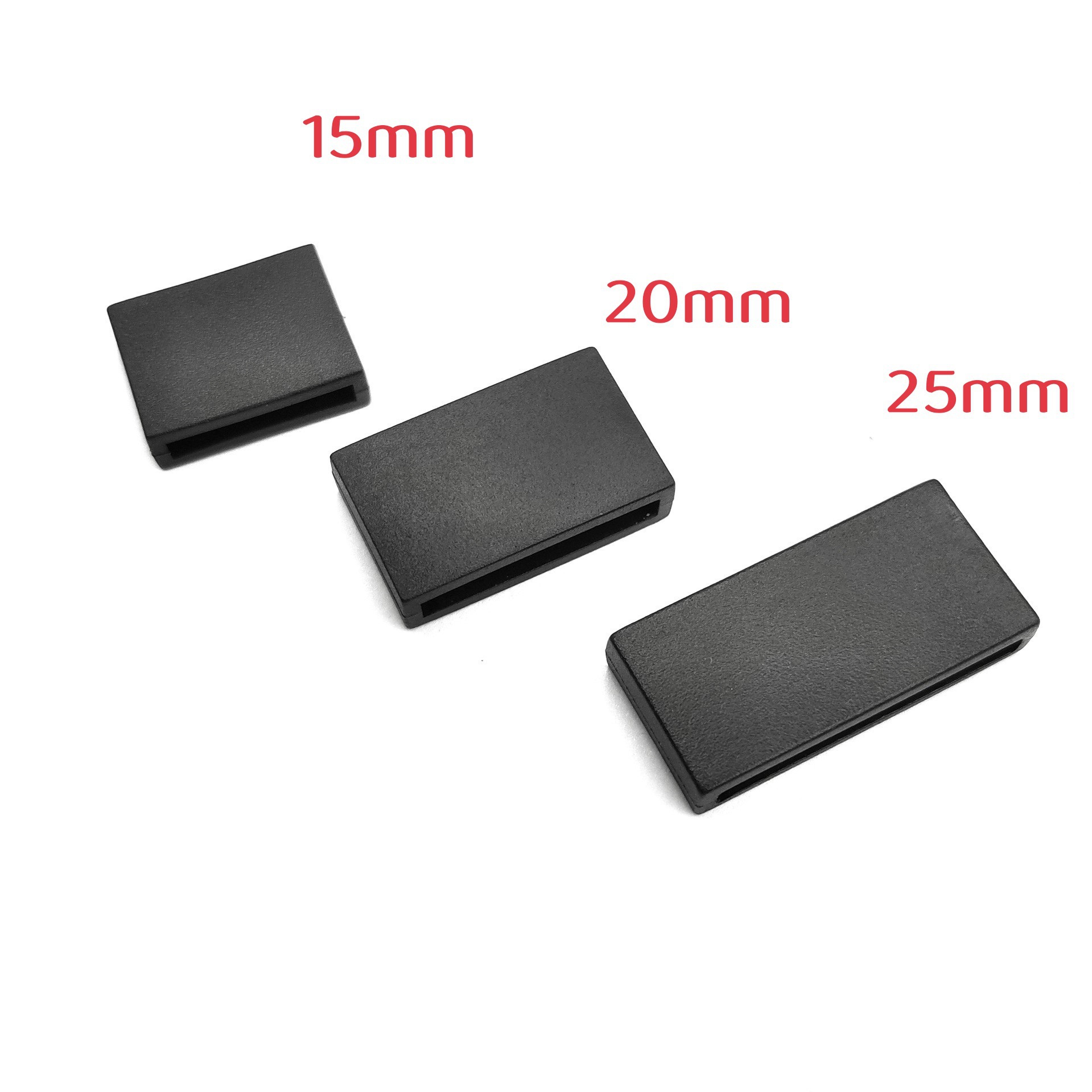 厂家15~25mm塑料平面方扣划扣高束扣宠物调节扣织带配件批发福运