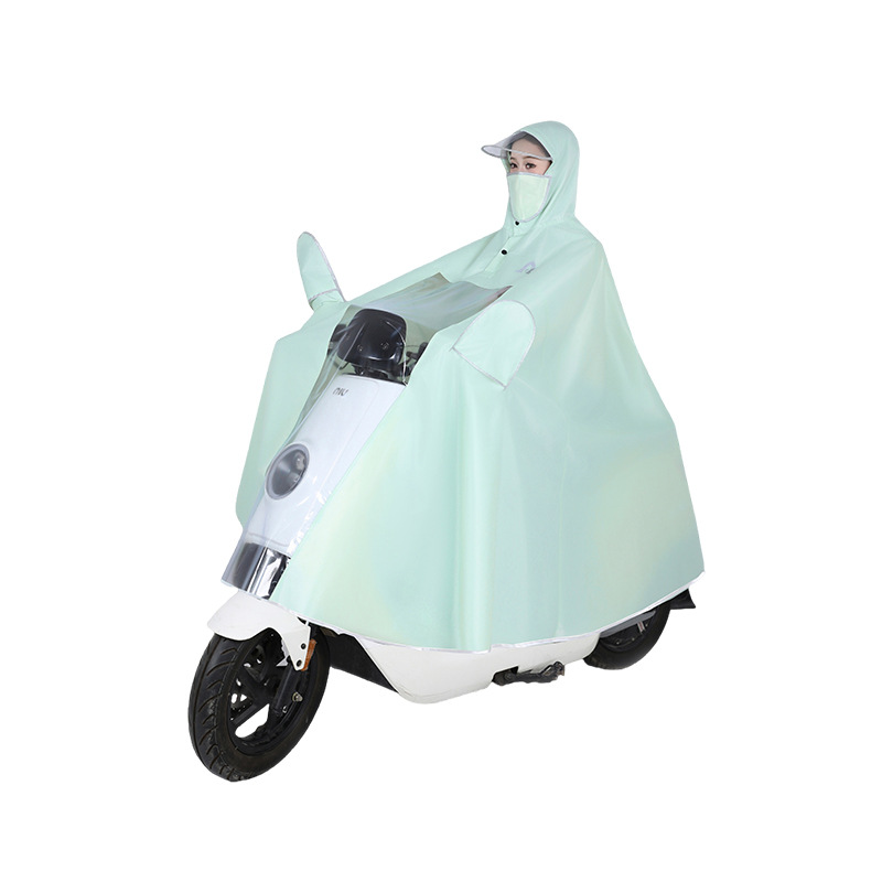 Impermeador, batería eléctrica, coche, mujer, individual, largo, cuerpo completo, anti-lluvia, uso externo para adultos, poncho especial para montar