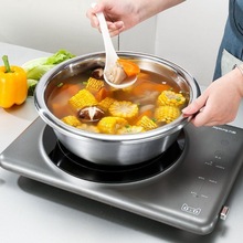 32cm不锈钢和面盆厨房料理盆家用烘焙打蛋发面揉面盆洗菜盆煮鱼盆