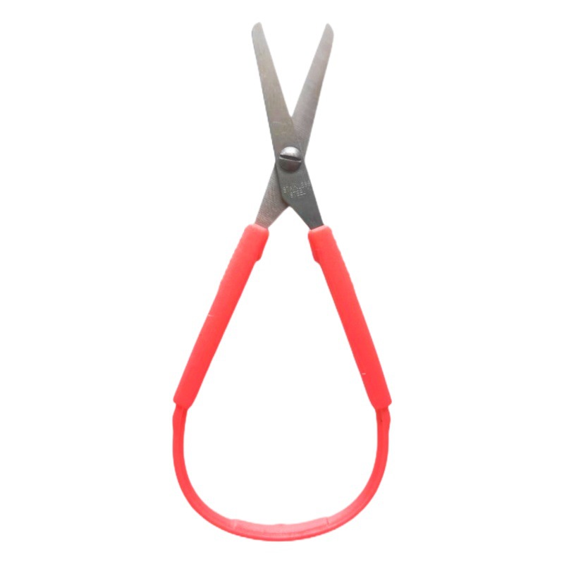Spot Wholesale Factory Direct Sales Small Ring Scissors Small U-Shaped Scissors Kidsren's Safety Scissors