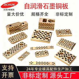 优木德模具配件导板 铜加石墨自润滑滑板 耐磨块 STS非标