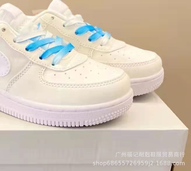 纯原童鞋空军一号儿童运动鞋男童女童低帮小白鞋新款学生休闲板鞋|undefined